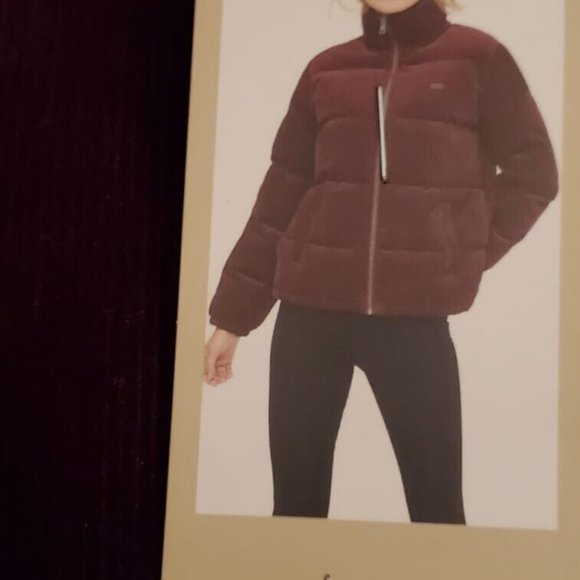 Levi's Ladies' Corduroy Jacket Full Zip Coat Burgundy XSmall - Picture 1 of 9